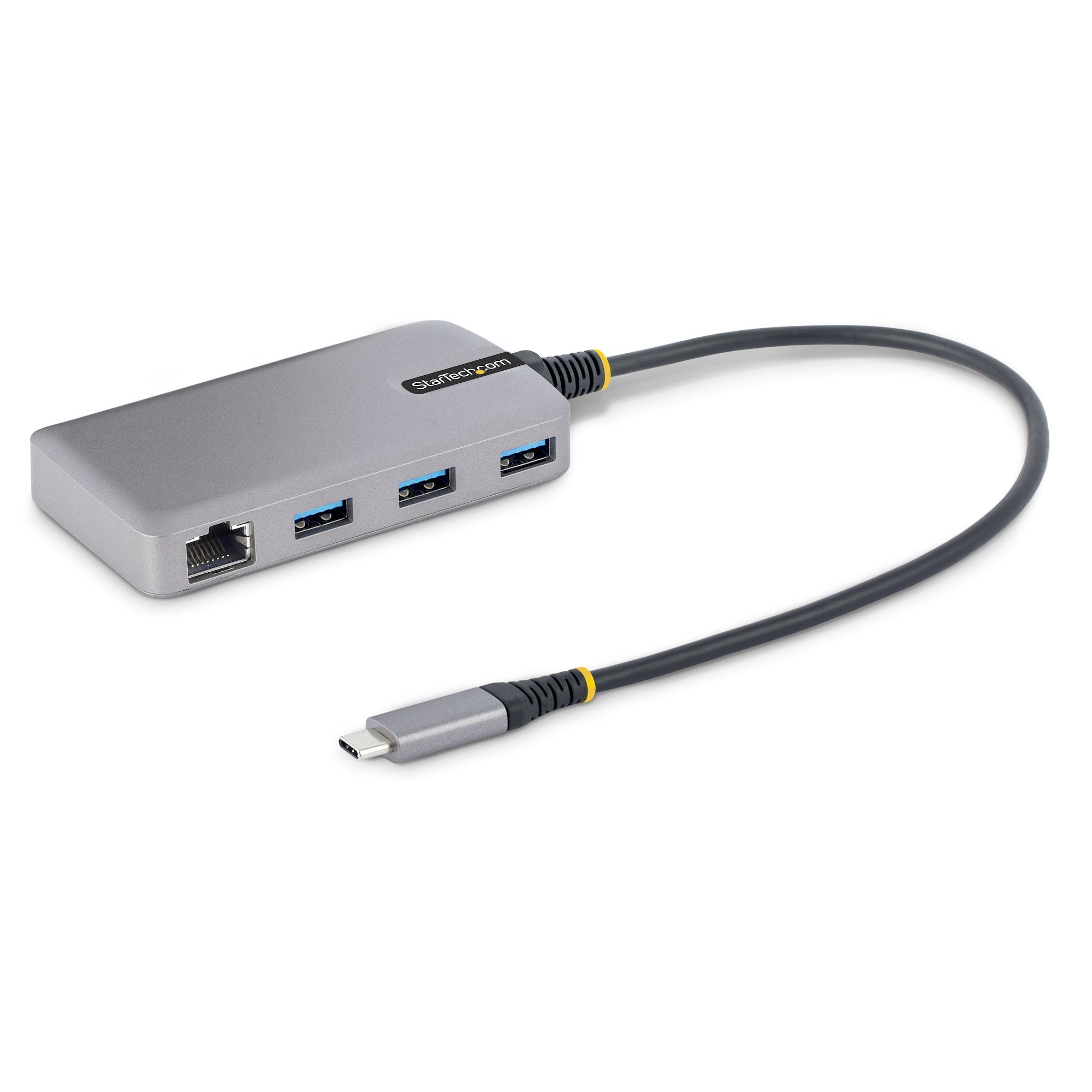 HUB USB-C DE 3 PUERTOS USB-A - USB 3.0 5GBPS - ALIMENTADO POR EL BUS - CONCENTRADOR USB-C DE 3 PUERTOS USB-A - ETHERNET - STARTECH.COM MOD. 5G3AGBB-USB-C-HUB