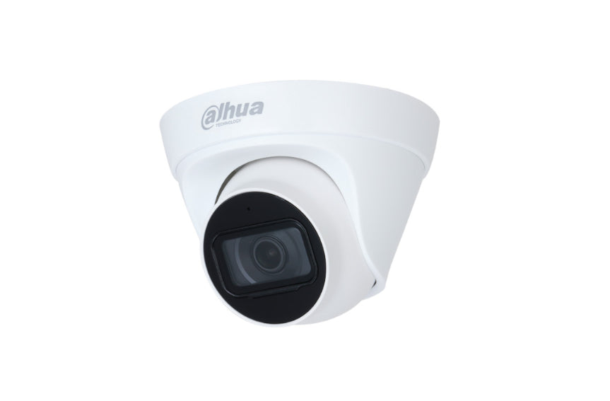 Cámara IP Dahua Domo 2MP Lente de 2.8mm 102° de Apertura Micrófono Integrado IR de 30m IP67 PoE DWDR