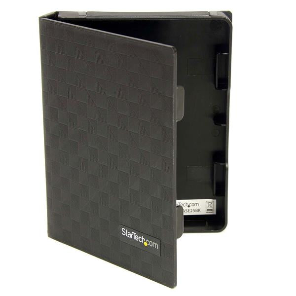PAQUETE DE 3 - CUBIERTA PROTECTORA FUNDA DE PLASTICO PARA DISCO DURO DE 2.5IN PULGADAS - FORRO - NEGRO - STARTECH.COM MOD. HDDCASE25BK