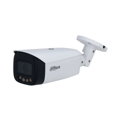 CAMARA IP/ DAHUA/ IPC-HFW5449T1-ZE-LED BULLET DE 4 MP/ FULL COLOR CON LENTE MOT DE 2.7 A 12MM/ IP67/ E&S DE ALARMA/ R. MICRO SD/ MICROFONO Y ALTAVOZ INTEGRADOS/ EPOE
