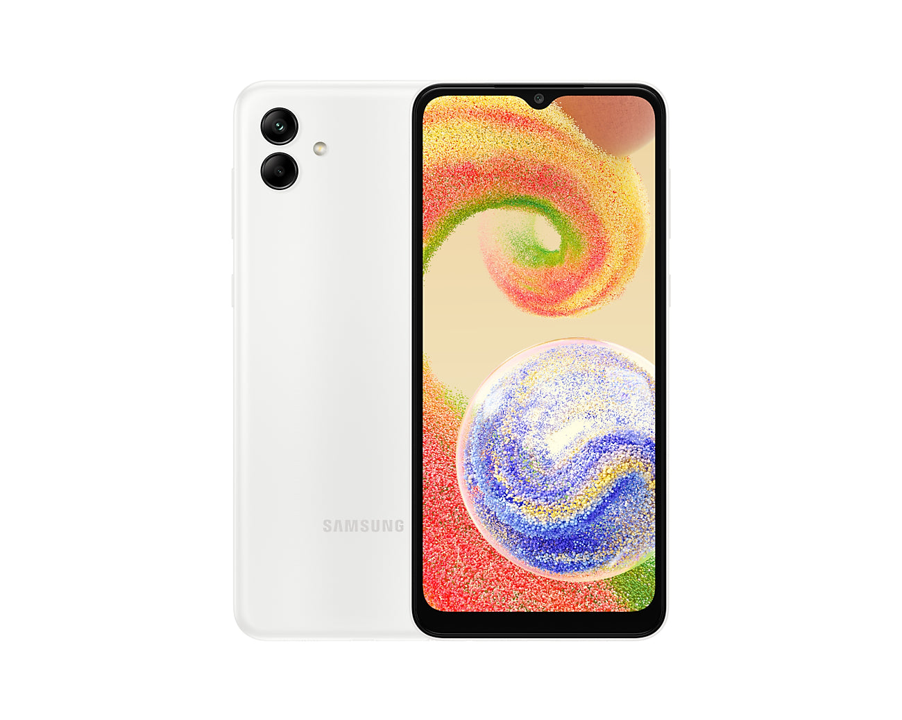 Samsung A04 Smartphone 6.5" 128GB/4GB 50MP+2MP/5MP Camera Octacore Android White