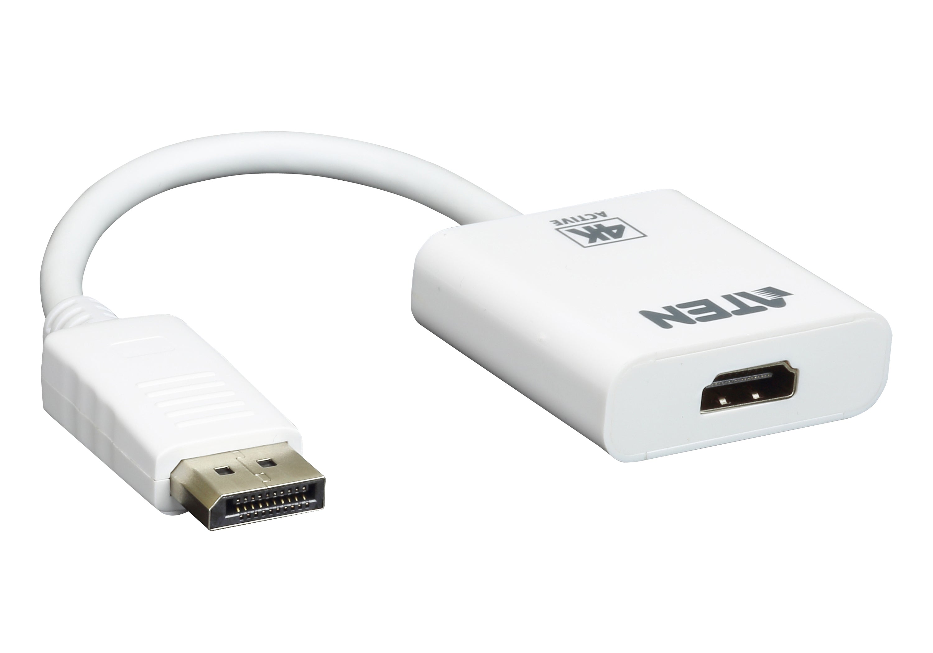 Adaptador activo de DisplayPort a HDMI | 4K | Compatible con audio |