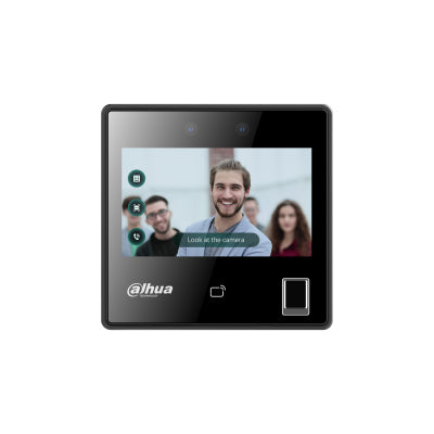 Control de Acceso Dahua con Reconocimiento Facial/Pantalla Touch de 4.3" 3000 Rostros Rango de Reconocimiento de .3