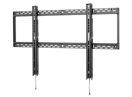Montaje Universal Pantallas Planas 60"-98" / Capacidad 350 lb (158 kg) / Perfil Ultra Delgado 1.73" / Auto-Bloqueo sin Herramientas / Placa Abierta para Cableado / VESA hasta 1100 x 600