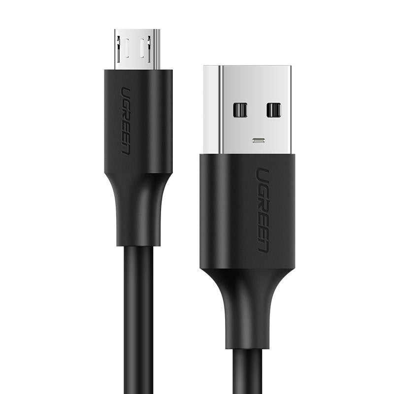 Cable USB-A a Micro USB | 1 Metro (3.28 Pies) | Tecnología de Carga Rápida Qualcomm / QC 3.0/2.0 | Recarga hasta 18W | Transmisión de Datos hasta 480Mbps | Tecnología de Carga Segura | Hasta 5,000 Flexiones | ABS y PVC de Alta Duración