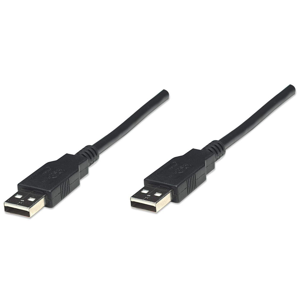 Manhattan USB-A 2.0 High-Speed Cable 1.8m Black
