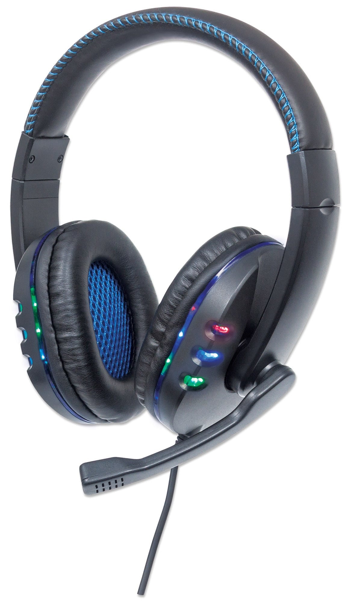 Manhattan Gaming Headset USB Microphone Black