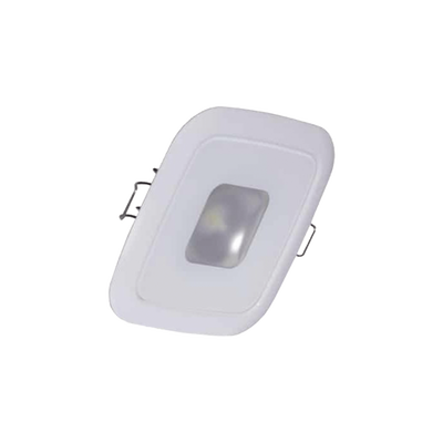 Luz led marina Square Mirage, emite luz color blanco con atenuación, rojo y azul de 380 lúmenes, para uso interior y exterior con grado de protección IP67.
