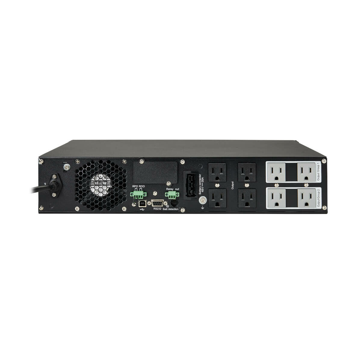 Tripp Lite SU1500RTXLCD2U SmartOnLine 1500VA 1350W 120V de doble Conversión Onda Sinusoidal UPS - 8 tomacorrientes, autonomía extendida, opción de tarjeta de red, LCD, USB, DB9, montaje en rack/torre de 2U.