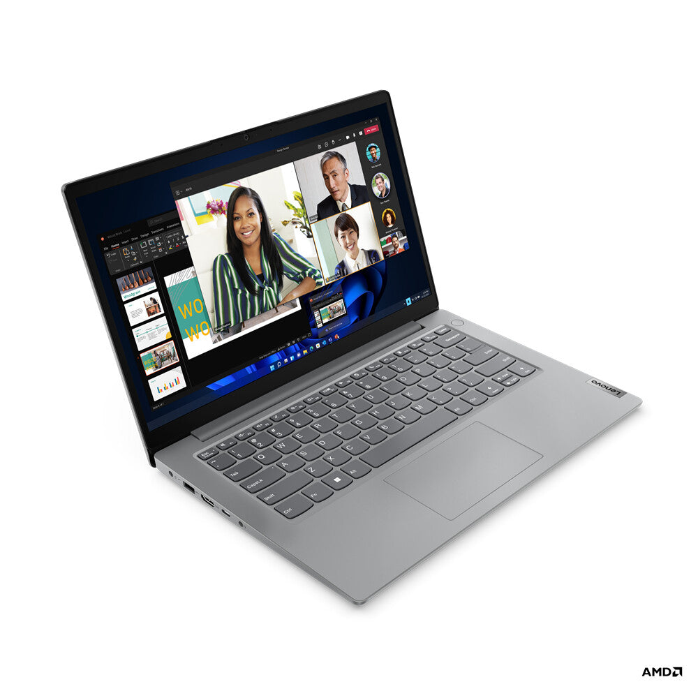 Lenovo V14 G4 AMN AMD Ryzen™ 5 7520U Computadora portátil 35.6 cm (14") Full HD 16 GB LPDDR5-SDRAM 512 GB SSD Wi-Fi 6 (802.11ax) Windows 11 Pro Español Gris