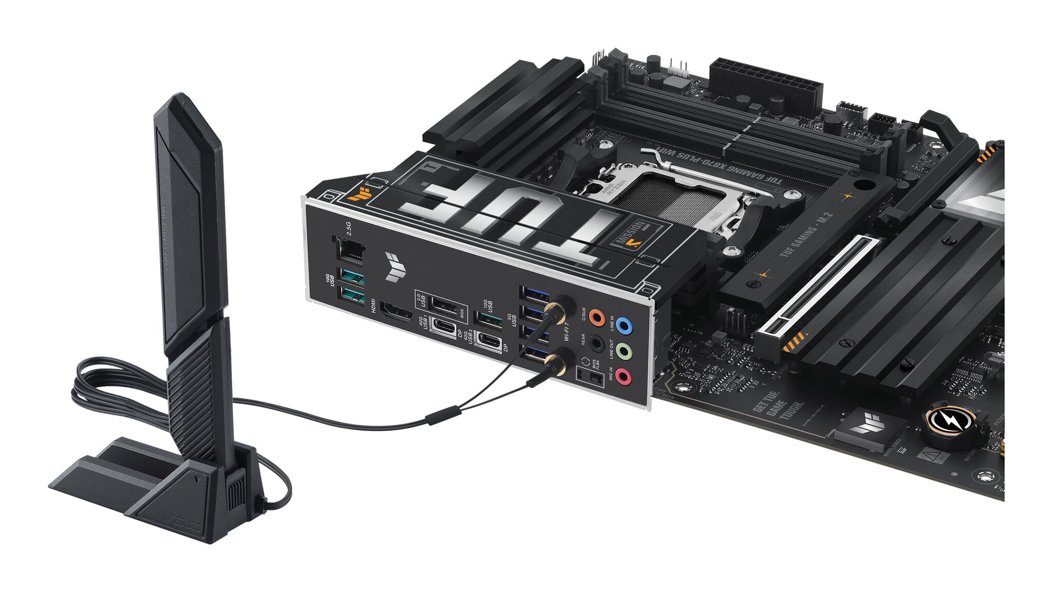 ASUS TUF GAMING X870-PLUS WIFI AMD X870 Enchufe AM5 ATX