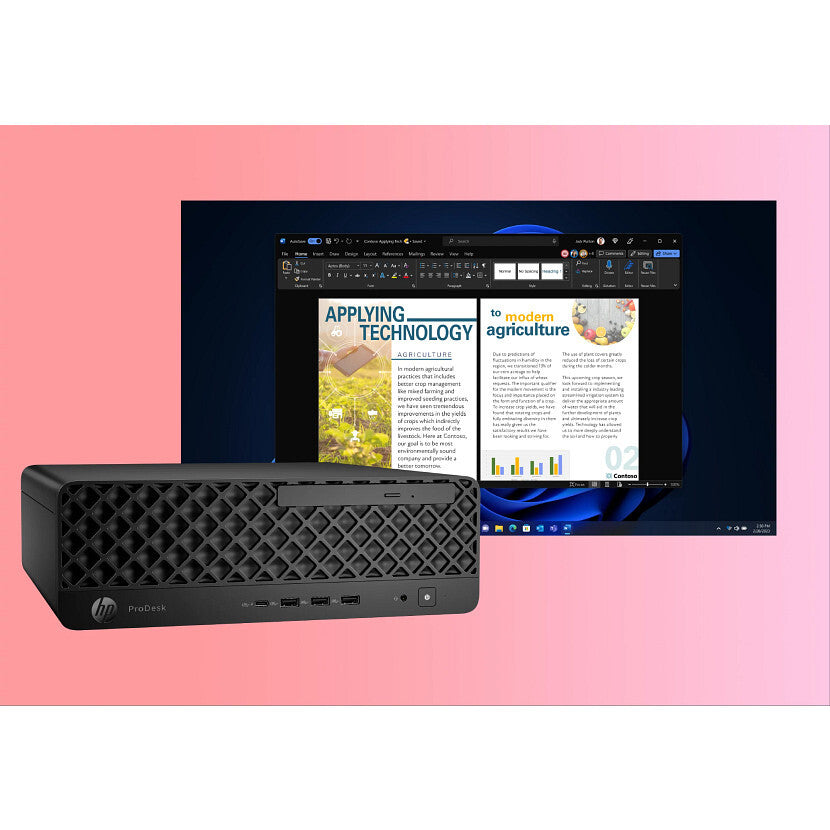 HP ProDesk 4 SFF G1i Desktop AI PC Intel Core Ultra 5 235 16 GB DDR5-SDRAM 512 GB SSD Windows 11 Pro Negro