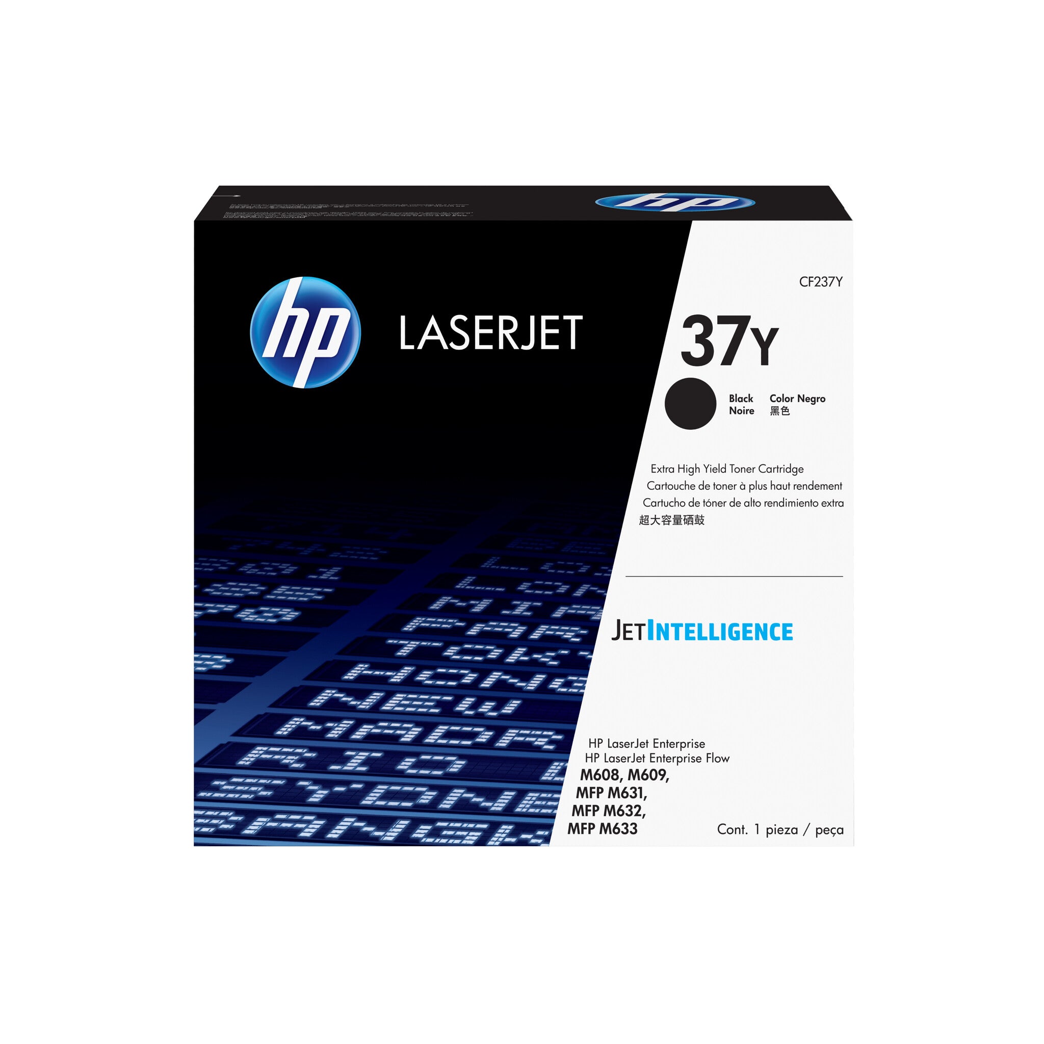 HP Cartucho de tóner negro original LaserJet 37Y de extra alto rendimiento
