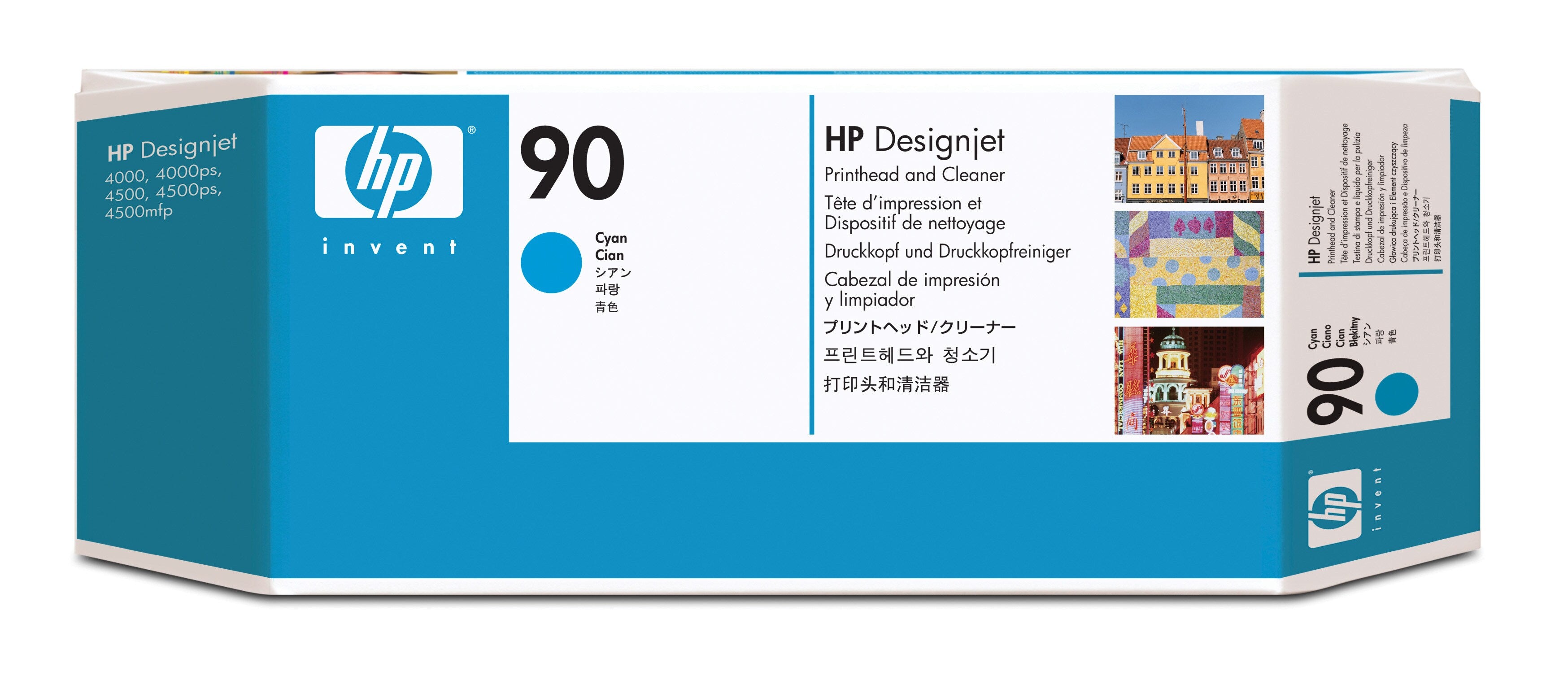 Cabezal HP LF 90 Cyan Limpiador DesignJet 4000