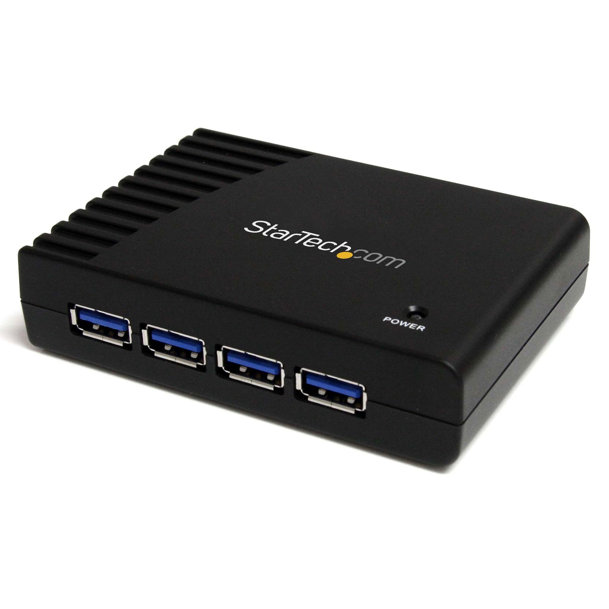 HUB USB 3.0 DE 4 PUERTOS - ADAPTADOR CONCENTRADOR HUB USB 3.0 SUPER SPEED DE 4 PUERTOS CON ALIMENTACION INDEPENDIENTE - 4X USB A HEMBRA - 1X USB B HEMBRA - STARTECH.COM MOD. ST4300USB3