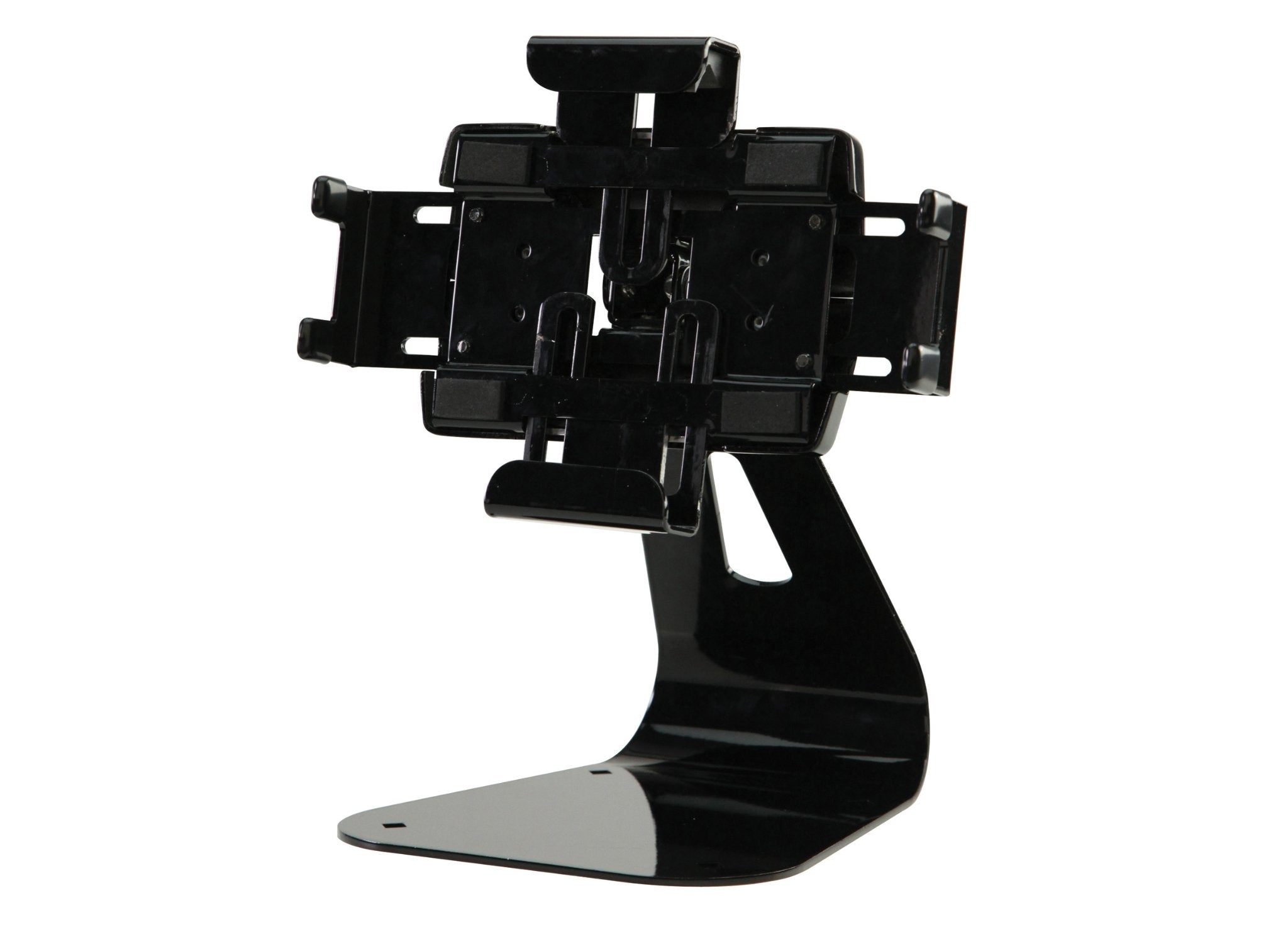 Soporte de Mesa Universal para Tabletas / Ajuste Universal Altura-Ancho / Inclinación ±30° / Rotación 360° / Capacidad 5 lb (2.27 kg) / Versión Seguridad Antirrobo / Gestión de Cables