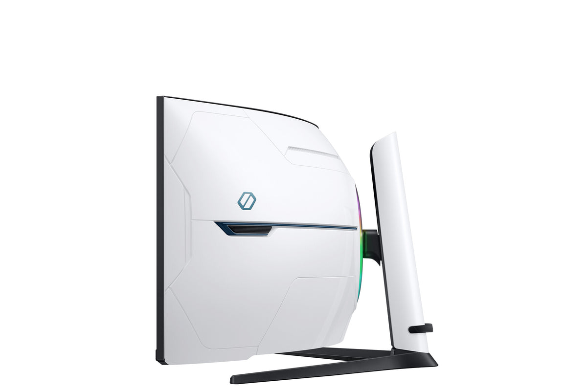 Samsung LS57CG950NLXZX monitor de computadora 144.8 cm (57") 7680 x 2160 Pixeles Dual UHD LED Negro, Blanco