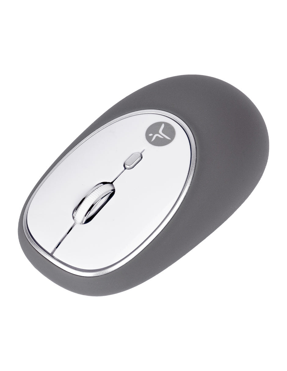 TechZone Jelly-Mate Grey ratón Universal Ambidiestro RF inalámbrico Óptico 1200 DPI