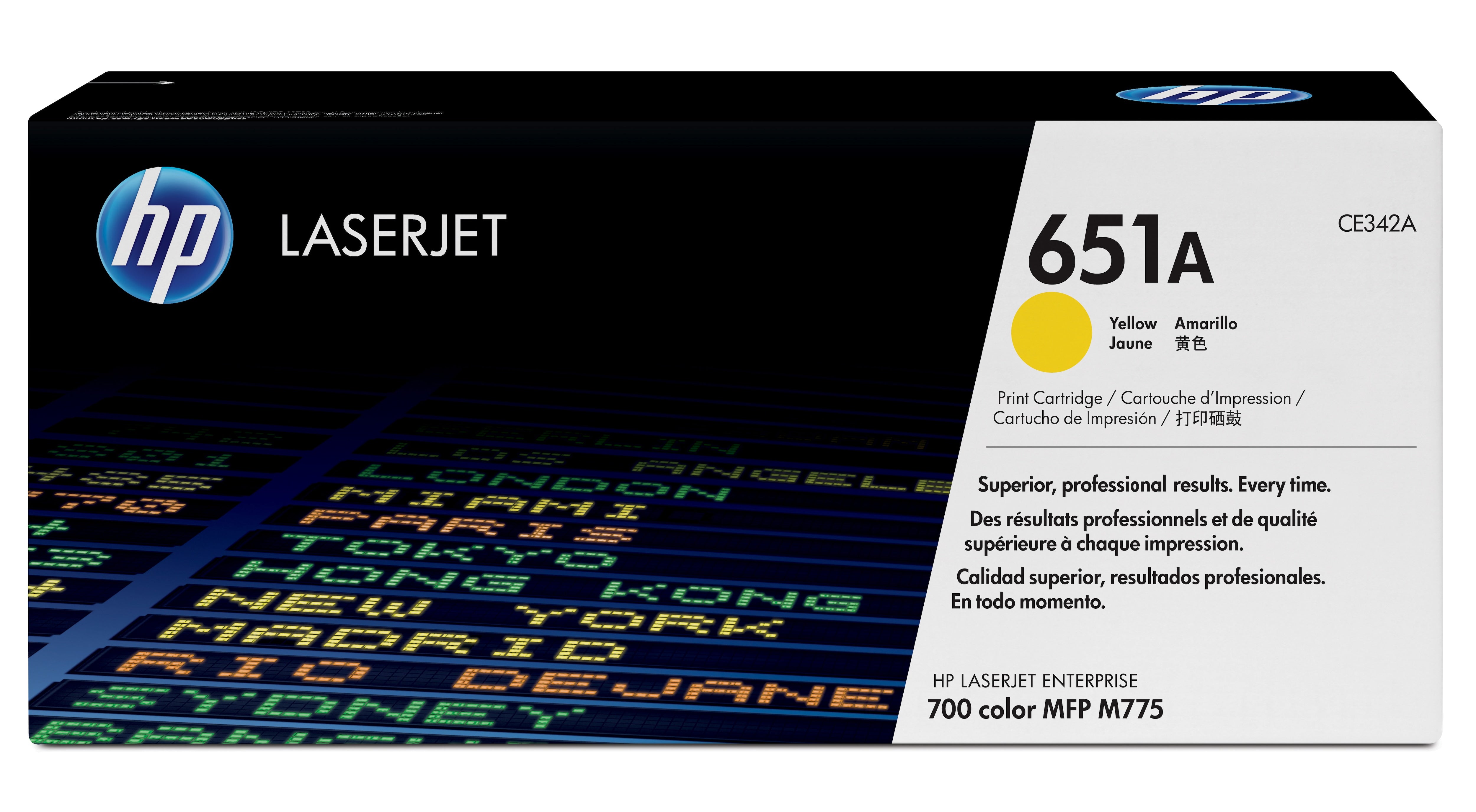 Toner HP 651A Amarillo