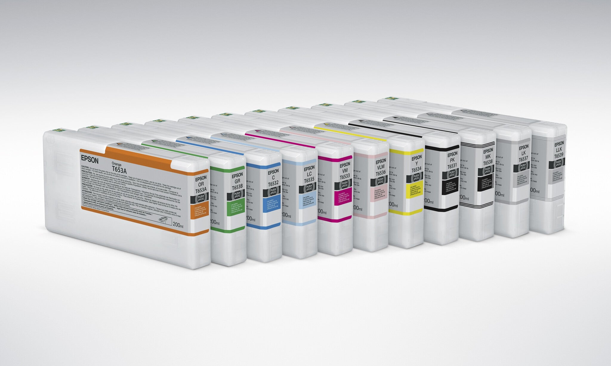 Epson T653A Orange Ink Cartridge (200ml) cartucho de tinta 1 pieza(s) Original Naranja