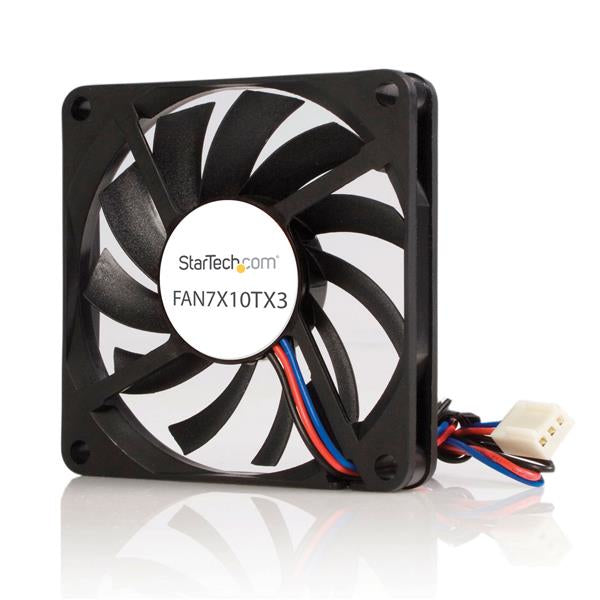 VENTILADOR PARA DISIPADOR DE PROCESADOR O CAJA CHASIS COMPUTADORA CON RODAMIENTO DE BOLAS - 70MM - TX3 - STARTECH.COM MOD. FAN7X10TX3