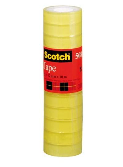 3M Scotch Tape 508 in Bag 0.012x10m Pack of 8