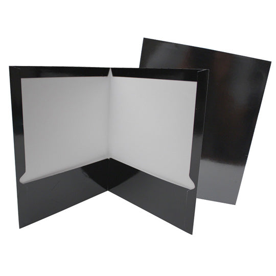 Folder Oxford Show Folio Color Negro C/25 Pzas