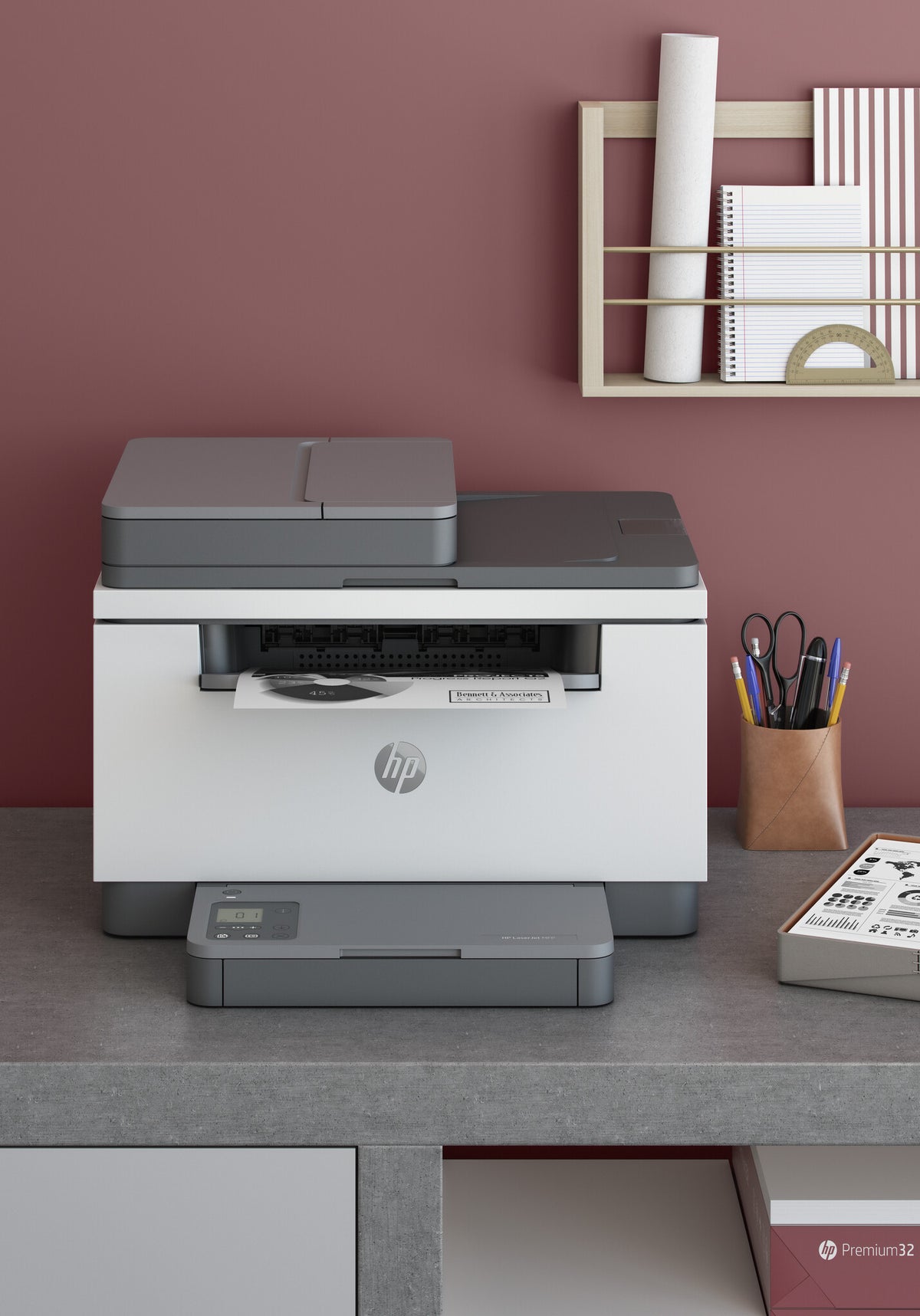 HP LaserJet M236sdw Conexiones inalámbricas Multifunction Blanco y negro Impresora, Copiadora, escáner; Doble cara