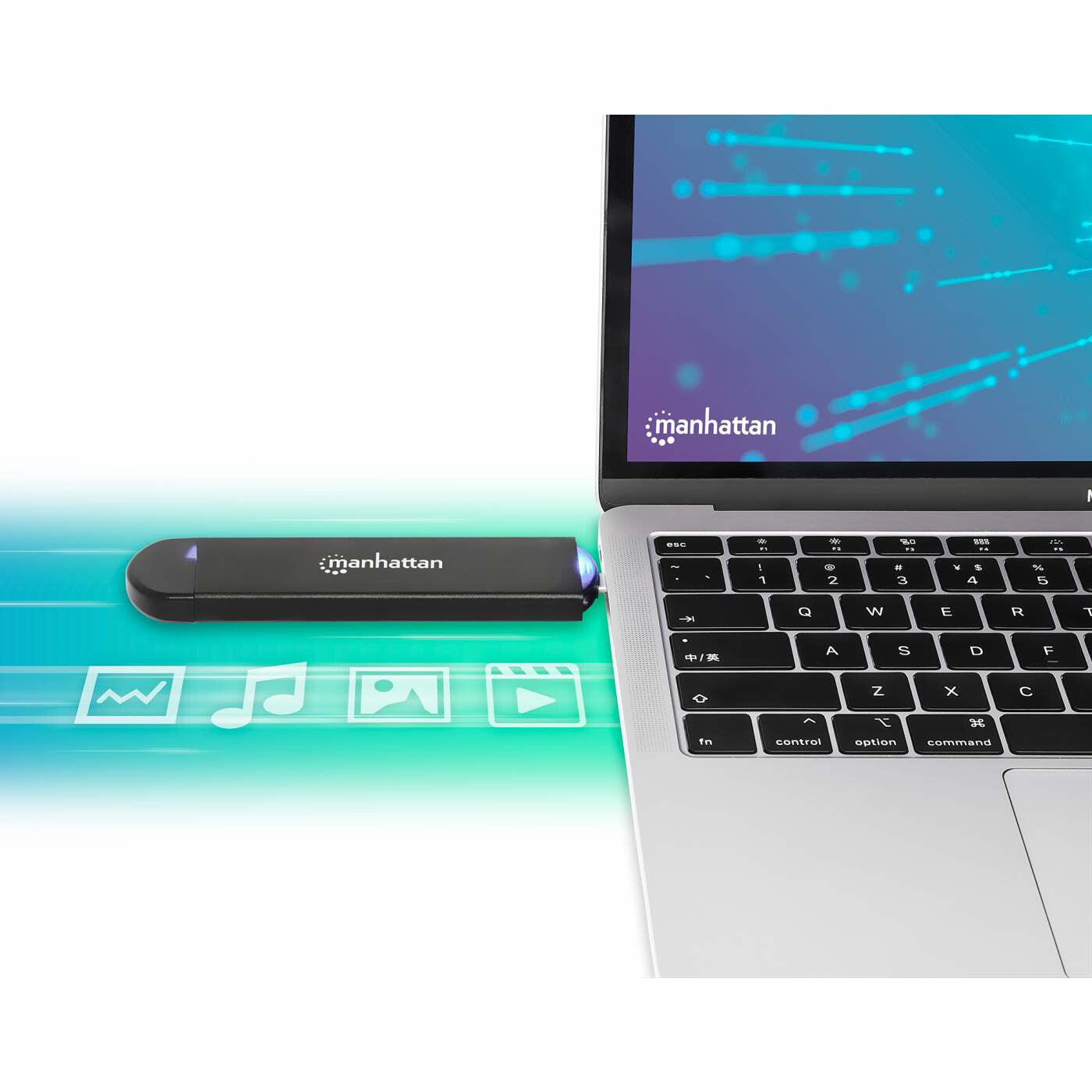 Manhattan Gabinete USB a SDD M.2 NVMe y SATA