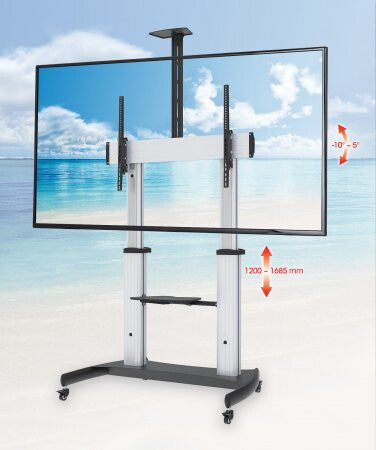Manhattan 461672 soporte para TV 2.54 m (100") Plata