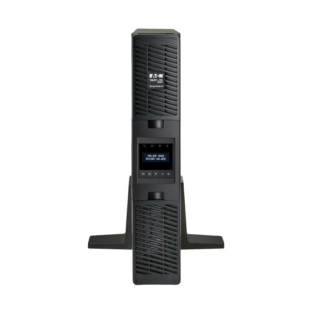 Tripp Lite SU1500RTXLCD2U SmartOnLine 1500VA 1350W 120V de doble Conversión Onda Sinusoidal UPS - 8 tomacorrientes, autonomía extendida, opción de tarjeta de red, LCD, USB, DB9, montaje en rack/torre de 2U.