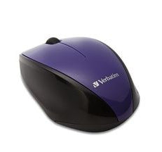 VERBATIM BlueLED Wireless Mouse - Purple