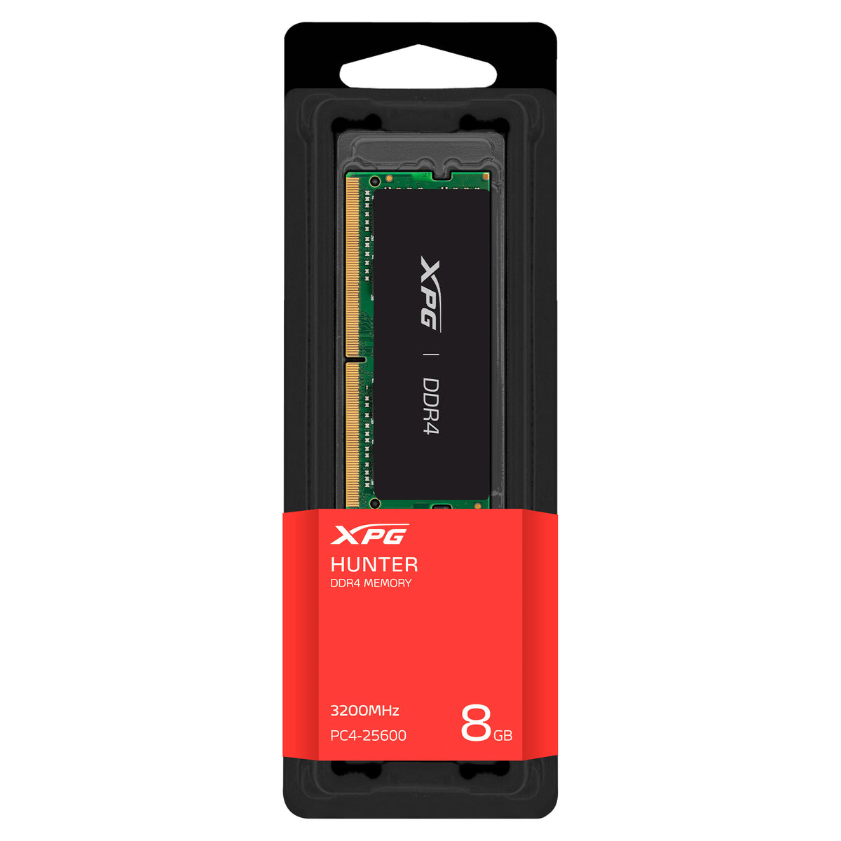 XPG HUNTER AX4S32008G22-SBHN módulo de memoria 8 GB 1 x 8 GB DDR4 3200 MT/s 260-pin SO-DIMM