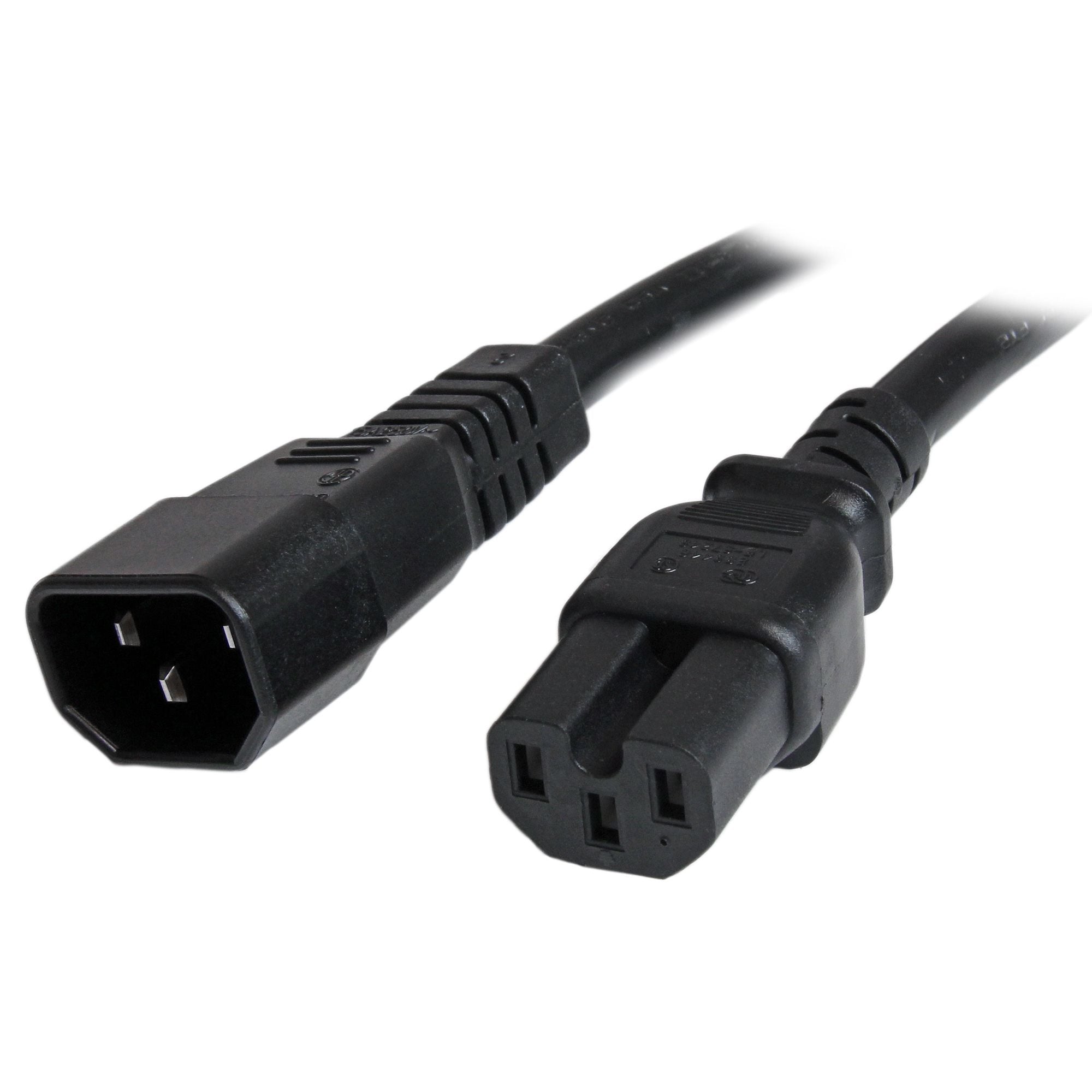 CABLE 1.8M 14 AWG ADAPTADOR JUMPER BRIDGE IEC C14 A IEC C15 PARA SERVIDOR UPS - STARTECH.COM MOD. PXTC14C156
