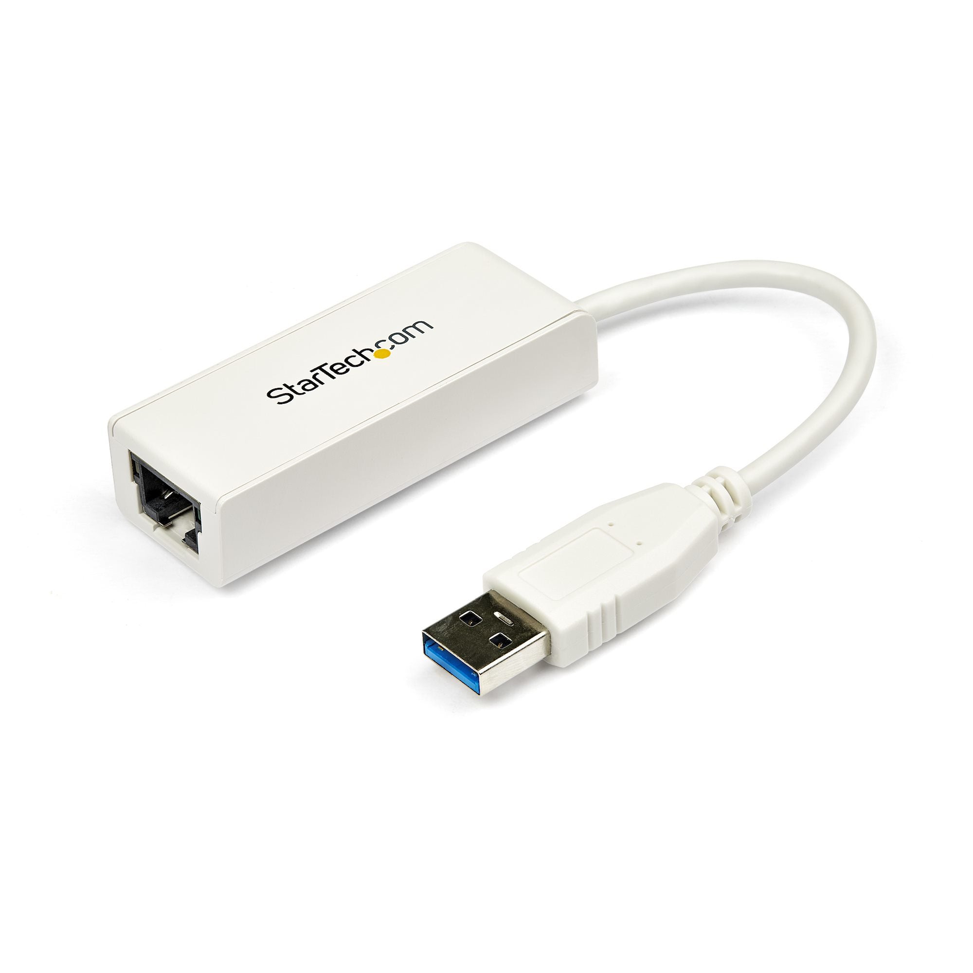 ADAPTADOR TARJETA DE RED EXTERNA NIC USB 3.0 A 1GBPS GIGABIT ETHERNET 1 PUERTO - 1X RJ45 HEMBRA - 1X USBA - BLANCO - STARTECH.COM MOD. USB31000SW