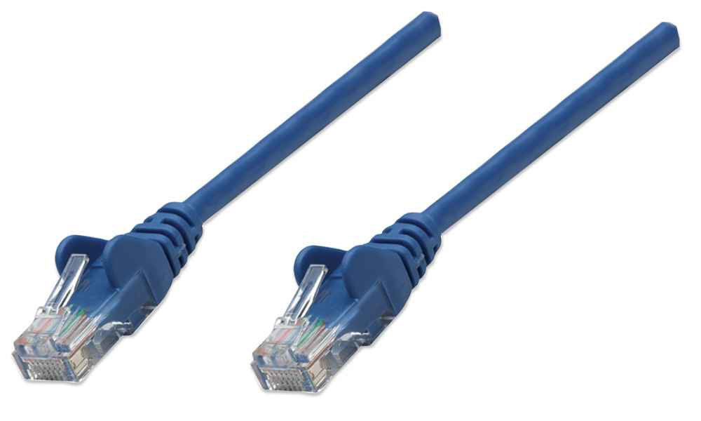 Intellinet Network Cable Cat5e UTP RJ45 M-M 3m Blue