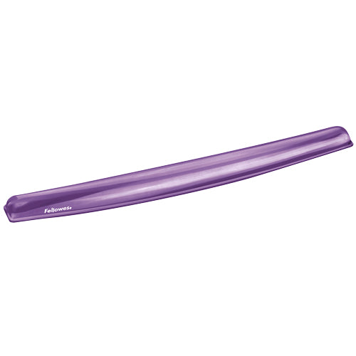 Fellowes Crystal Gel Keyboard Wrist Rest, Purple