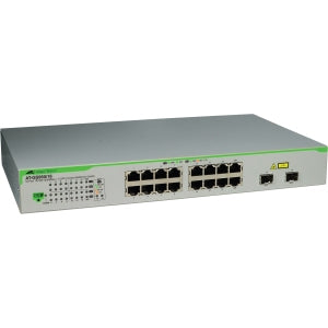 Switch PoE+ Gigabit WebSmart de 16 puertos 10/100/1000 Mbps (2 x Combo) + 2 puertos gigabit SFP (Combo), 185 W