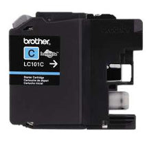 Tinta Brother LC101BK Rendimiento 300 Páginas Color Cian