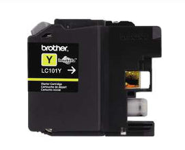 Tinta Brother LC101BK Rendimiento 300 Páginas Color Amarillo