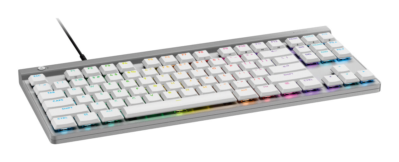 Logitech G G515 teclado Juego USB QWERTY Inglés Blanco