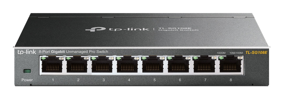 SWITCH | TP-LINK | TL-SG108E | 8 PUERTOS | GIGABIT |  EASY SMART