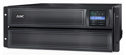 UPS APC X 3000VA/2700W 4U Tower/Rack Convertible LCD Display 100-127V 10 Outlets Black