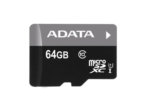 Memoria Micro SD Adata Clase 10 + SD 64GB y UHS-1