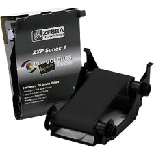 Zebra Load-N-Go Monochrome Ribbon for ZXP Series 1 Black yields 1000 images