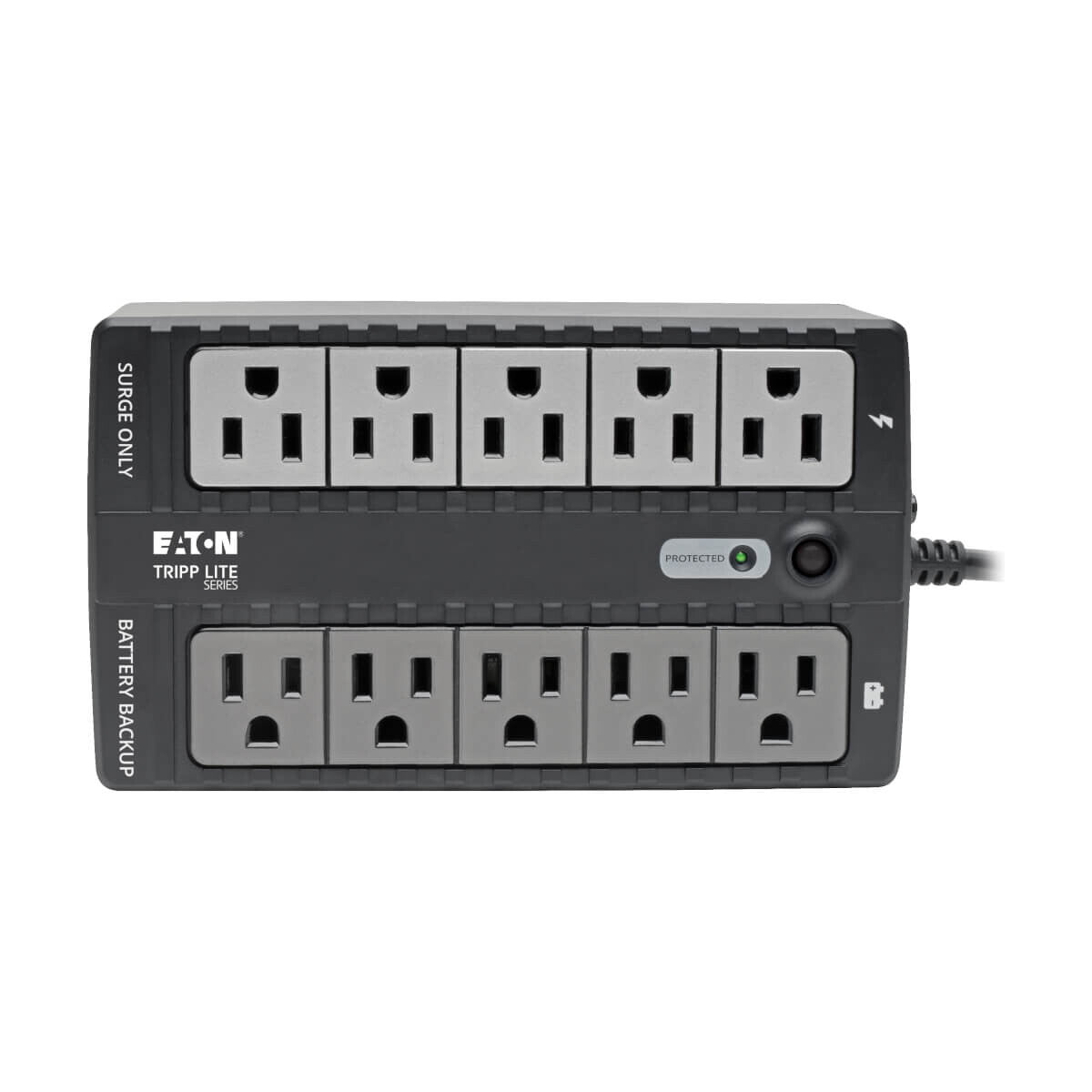 Tripp Lite INTERNET550U UPS Standby de 550VA 300W - 10 Tomacorrientes NEMA 5-15R, 120V, 50Hz / 60Hz, USB, Clavija 5-15P, Instalación en Pared o Escritorio