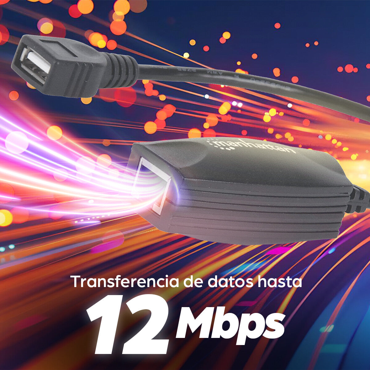 Manhattan Extensor de línea USB