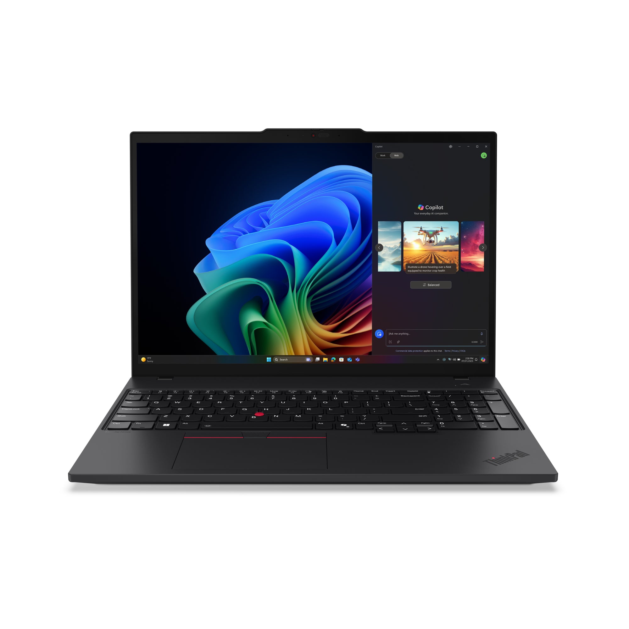 LAPTOP LENOVO THINKPAD T16 GEN 4 / RYZEN AI 7 PRO 350 2.0GHZ / 32GB DDR5 / 1TB SSD / 16 WUXGA 1920X1200 / COPILOT+ PC / WIN 11 PRO / 3YR PREMIER SUPPORT
