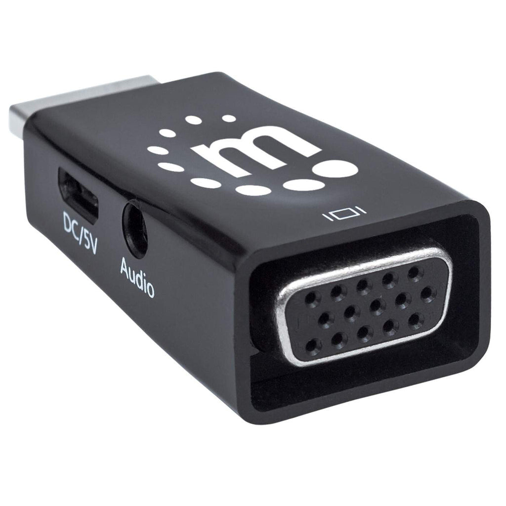 Manhattan Micro Convertidor HDMI a VGA con salida de audio