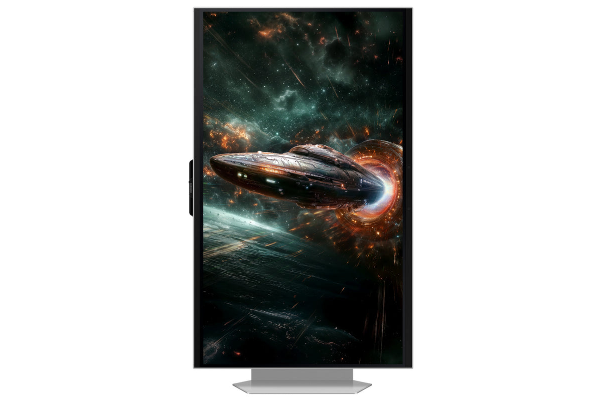 Samsung Odyssey 3D monitor de computadora 68.6 cm (27") 2160 x 3840 Pixeles 4K Ultra HD LED Plata